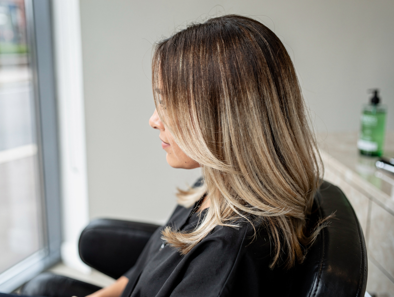 Soft balayage highlights