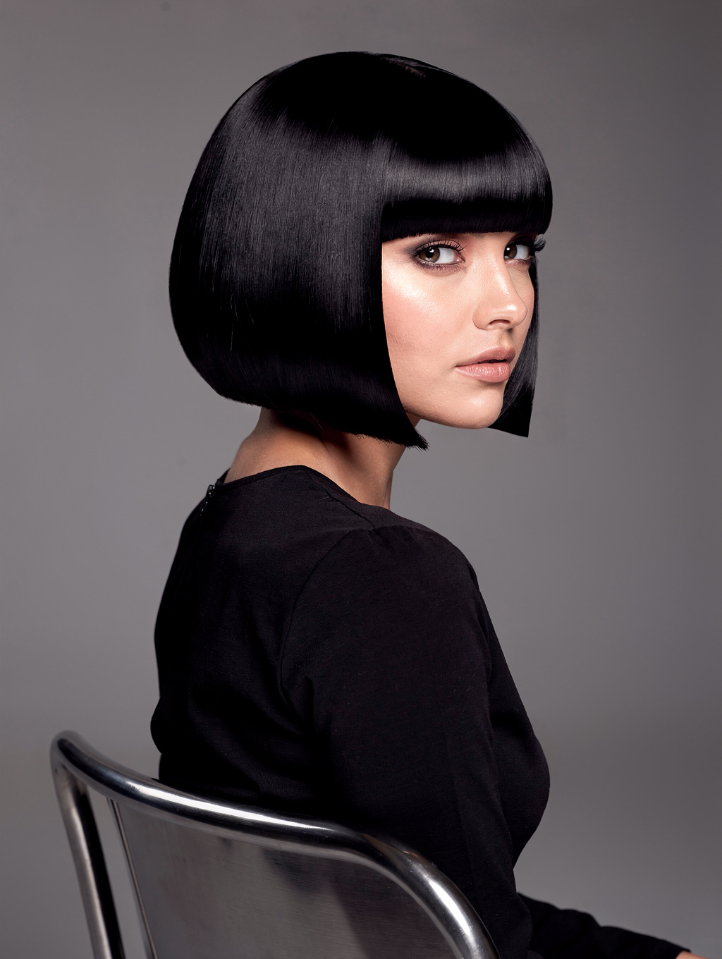 A modern haircut result