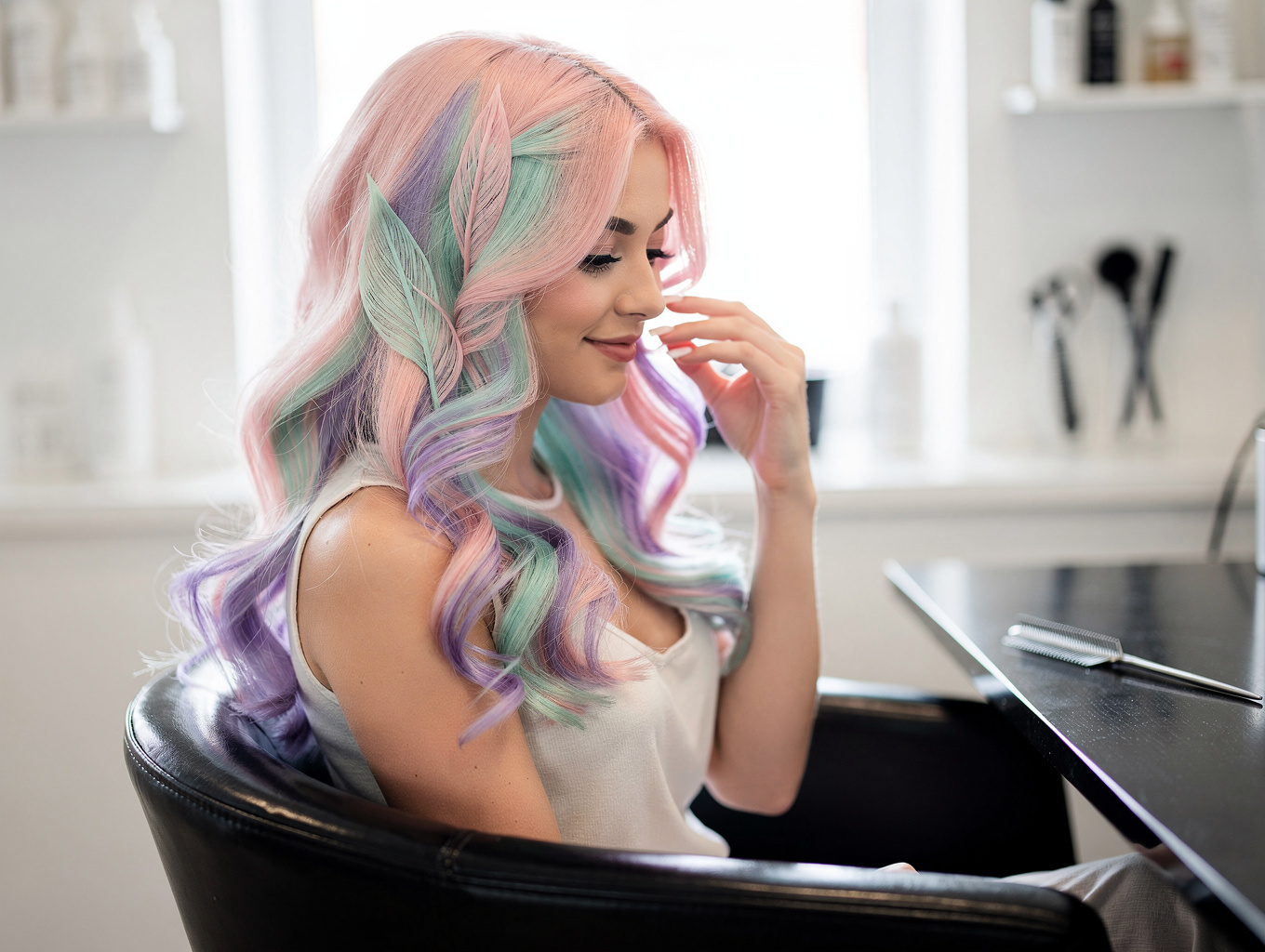 Deep, vibrant color transformation with glossy finish